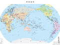 世界地图14100万对开（示例）